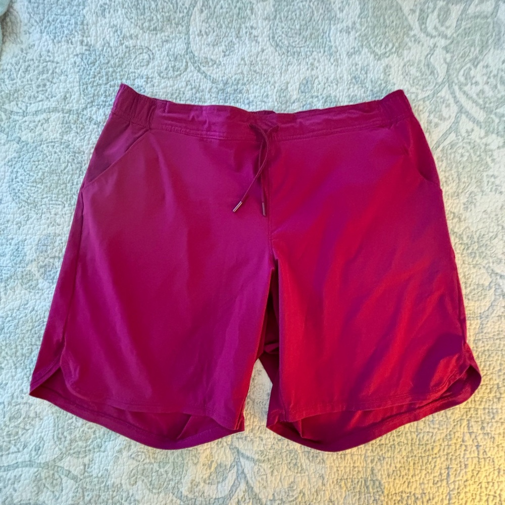 Lands End Fuchsia swim shorts 18W